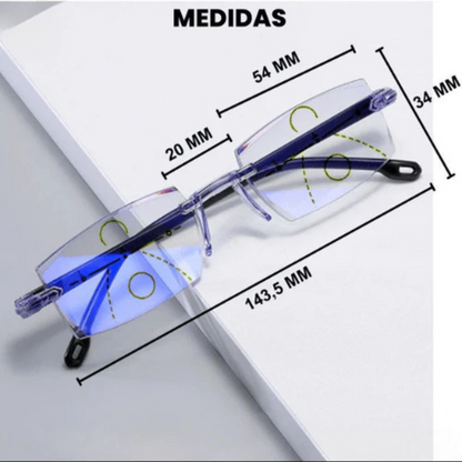 Óculos de Leitura Multifuncionais VisionCare® + ESTOJO DE BRINDE